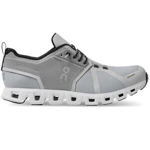 On Cloud 5 Running Shoes 7.5 Waterproof Glacier white Light Gray